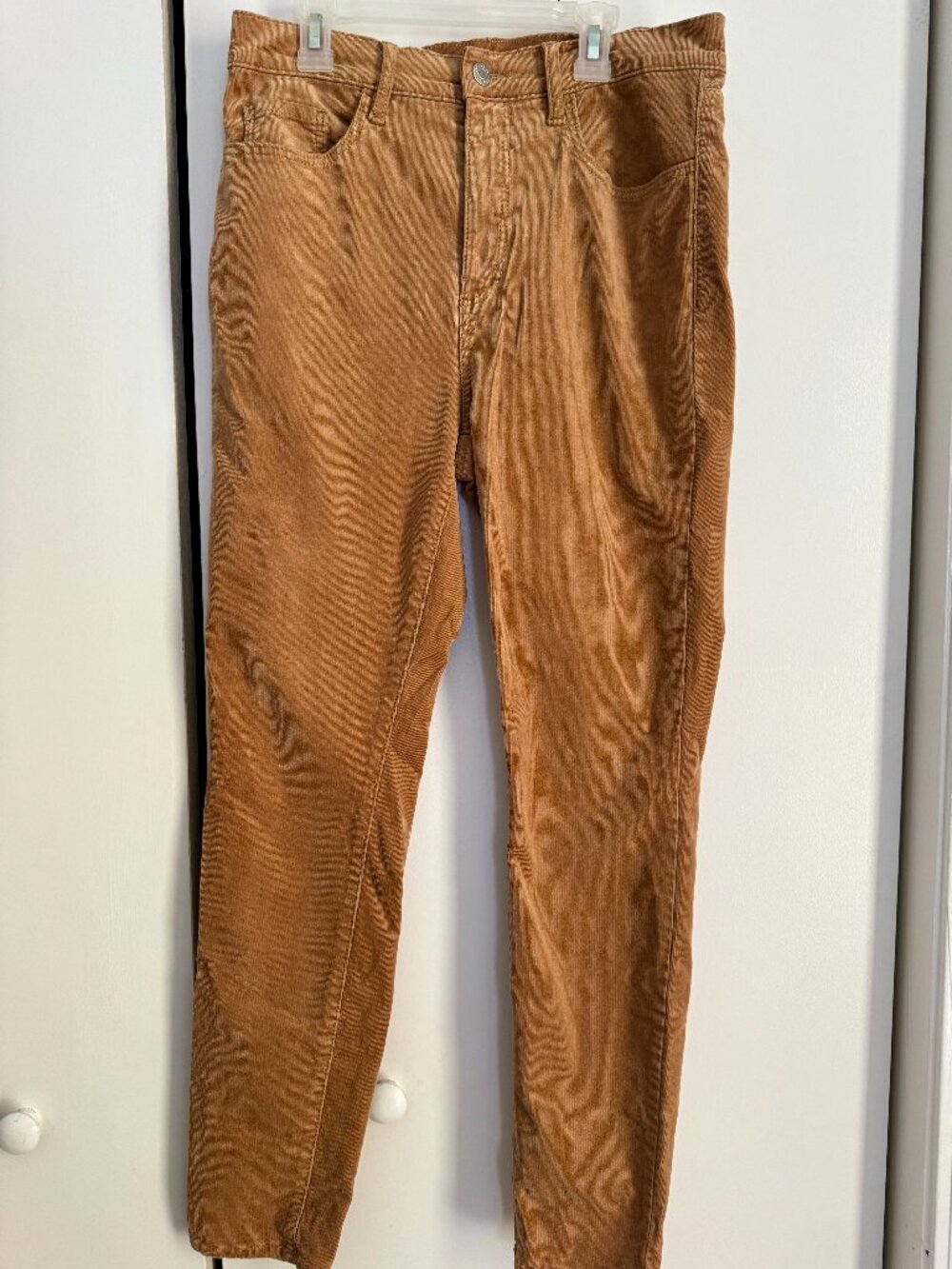 LOFT Made and Loved Corduroy Pants Women's 28/6 Camel High Rise